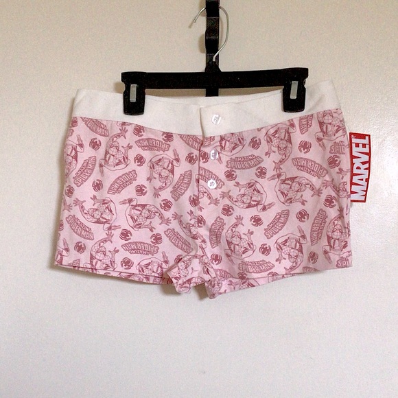 Marvel Pants - Marvel Spiderman Lounge Shorts
